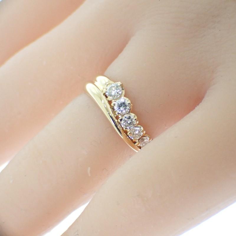 No Brand  #11(JP Size) Ring K18 Yellow Gold Women