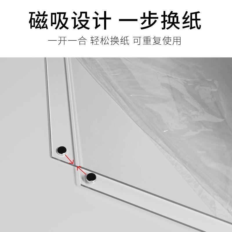 Hexagonal Acrylic Punch-free Floating Photo Frame Teacher Profile Hanging Wall Display Wall Enterprise Qualification Photo Wall
