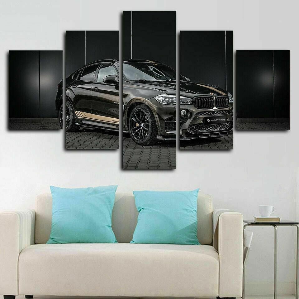 Classical M1 Group 4 Rennversion Sports Car 5 Panel Modern Wall Art Canvas HD Printed Posters Paintings Home Decor Pictures