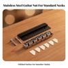 Guitar Nut Assembly Replacement with Shims Metal for Luthier