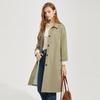 Women's Stylish Mid-Length Trench Coat