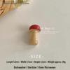 Exquisite Ceramic Mushroom Chopstick Rest Holder - Cute and Creative Chopstick Pillow Tray