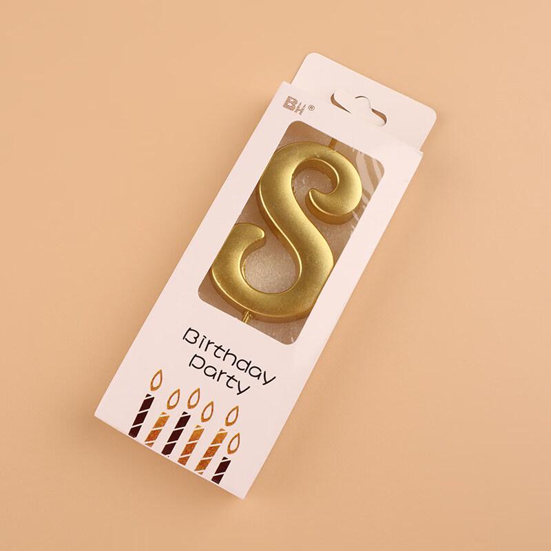 LIEI Golden Number Birthday Candle