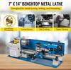 Mini Metal Lathe 550W Variable Speed Metal Lathe 50 to 2500Rpm Precision Mini Benchtop Lathe 7x14 Inch for Mini Precision Parts Processing Sample