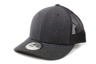 Trucker Cap Low Profile Snapback In Heather Navy/Navy