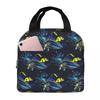 Motorcycle Racing Motor Rossi Insulated Lunch Bag for Women Children Portable Food Boxes Thermal Lunch Box Tote
