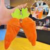 Süßer Hase Plüsch Schlüsselanhänger Spielzeug Kaninchen Stofftier Spielzeug Schlüsselanhänger Kawaii Tasche Anhänger Puppe Anhänger Cartoon Hase Karotte Schlüsselanhänger