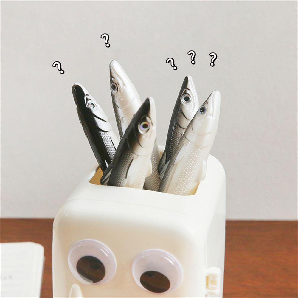 Creative 0.5mm Black Stationery Simulation Ball Pen Ballpoint Pen Ocean Fish Pen Fish Shape Pen