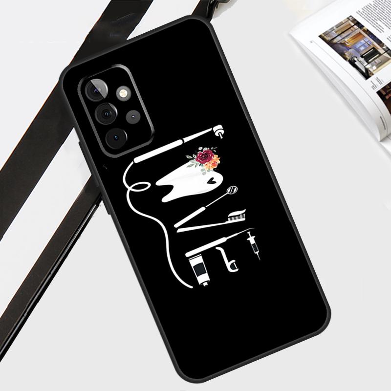 Zahnarzt Zahnmuster Hülle Für Samsung Galaxy A34 A54 A14 A52 A32 A12 A22 A72 A42 A13 A33 A53 A51 A71 Abdeckung
