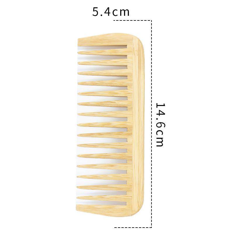 Bamboo Fragrant Anti-static Wide-tooth Hair Comb