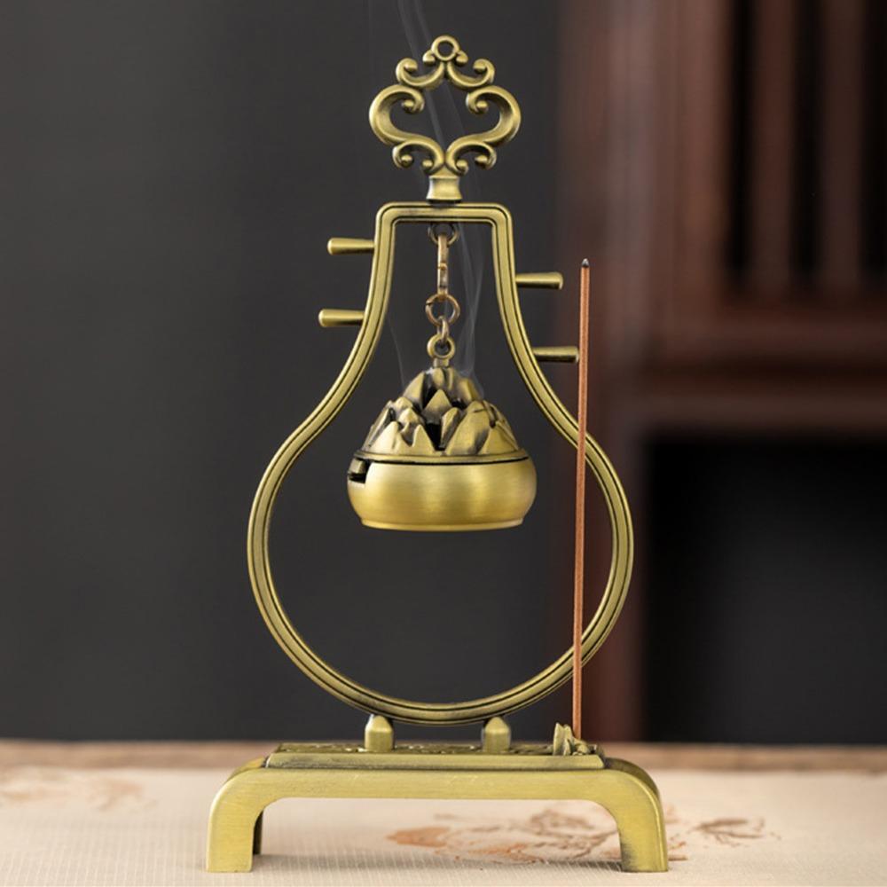 

Благовония из цинкового сплава в китайском стиле для ароматерапии в помещении, креативное сжигание благовоний, подарки 3