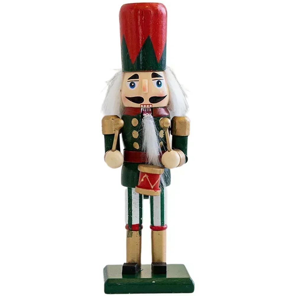 Christmas Party Christmas Figure Classic Nutcracker Ornament Nutcracker Decoration Compact Size Detailed Craftsmanship