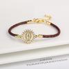 New Design Rosette Chain Virgin Mary Bracelet Fashion Woman Adjustable Bracelet Delicate Birthday Party Jewelry Gift Wholesale