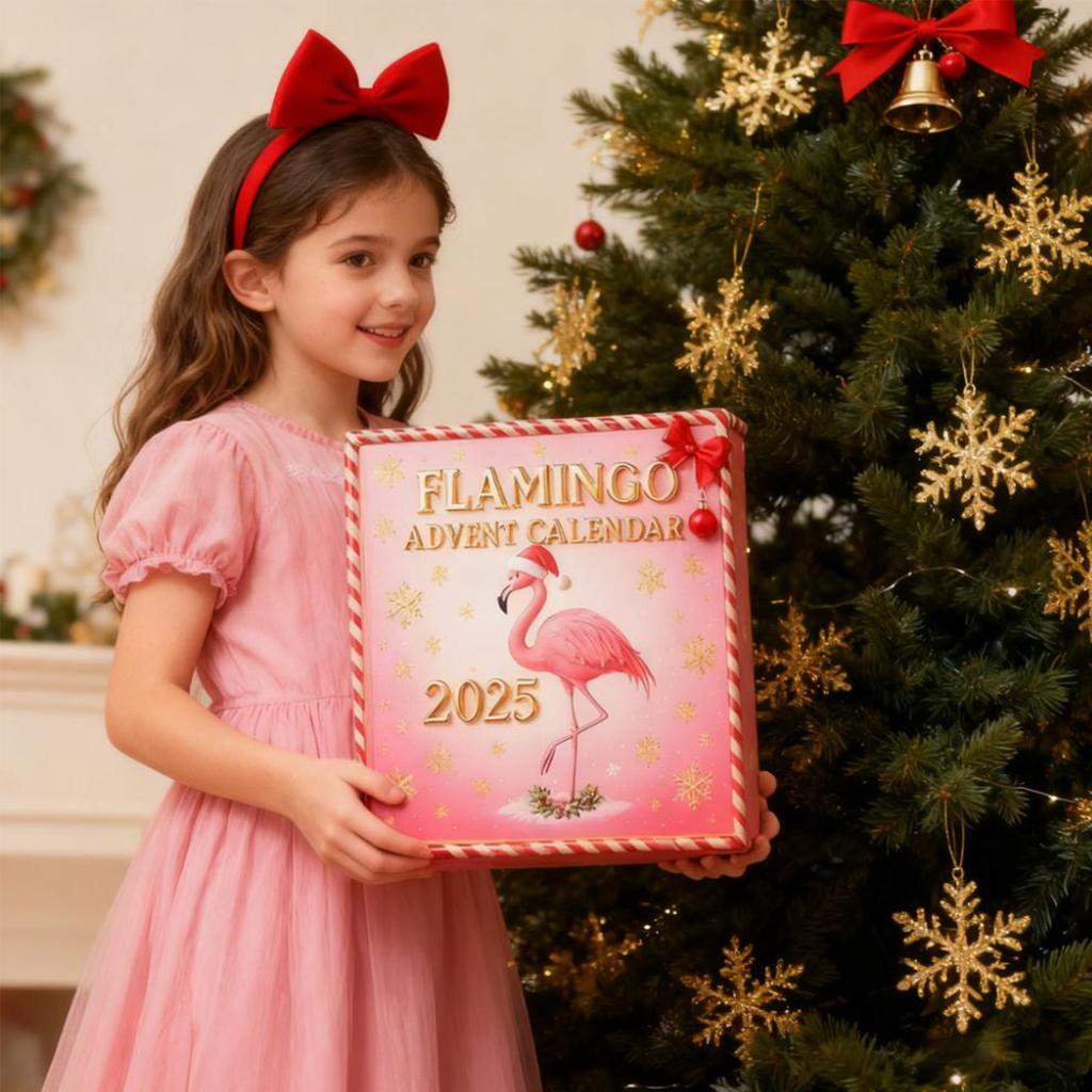 Odpočítávací kalendář obsahuje 24 dárků, odpočítávací kalendář a překvapení.