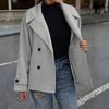 Women's Streetwear-inspired Casual Wool Jacket With Suit Collar