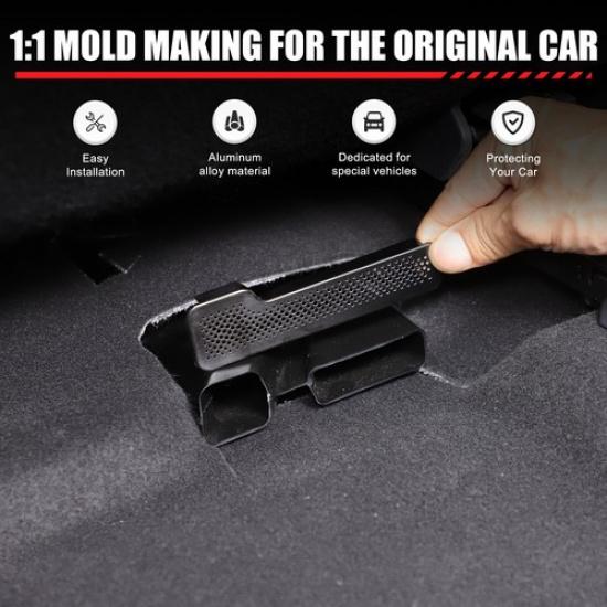 Car Under Seat Air Vent Outlet Cover Trim For Toyota Land Cruiser LC250 24+