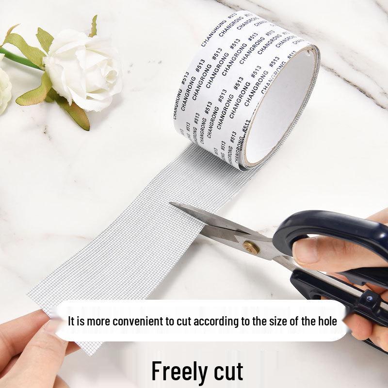 Self-Adhesive Mosquito Screen Repair Tape - Patch for Window Nets & Mesh