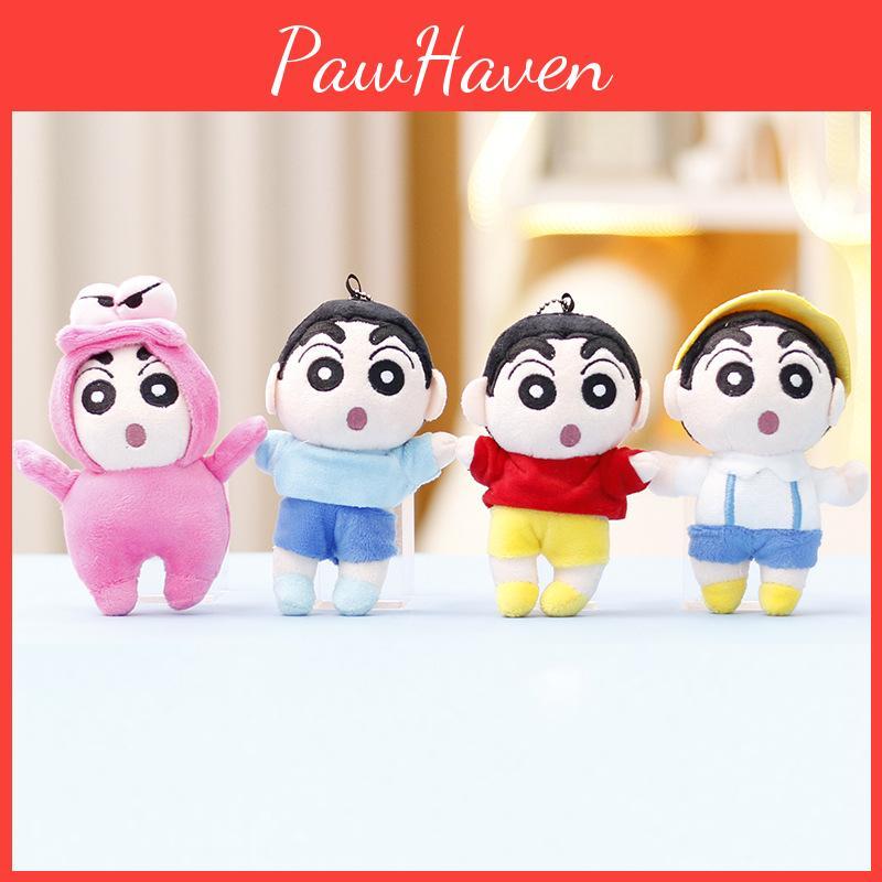 Chan Crayon Shin Plush Keychain Dolls Pendant Cartoon Bag Gifts Decorations