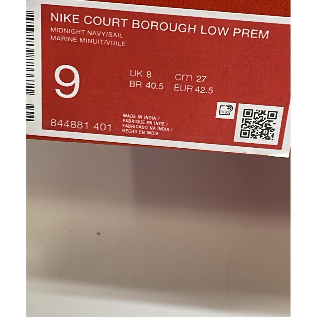 Pre-owned Nike Court Borough 844881-401-P26103563581827