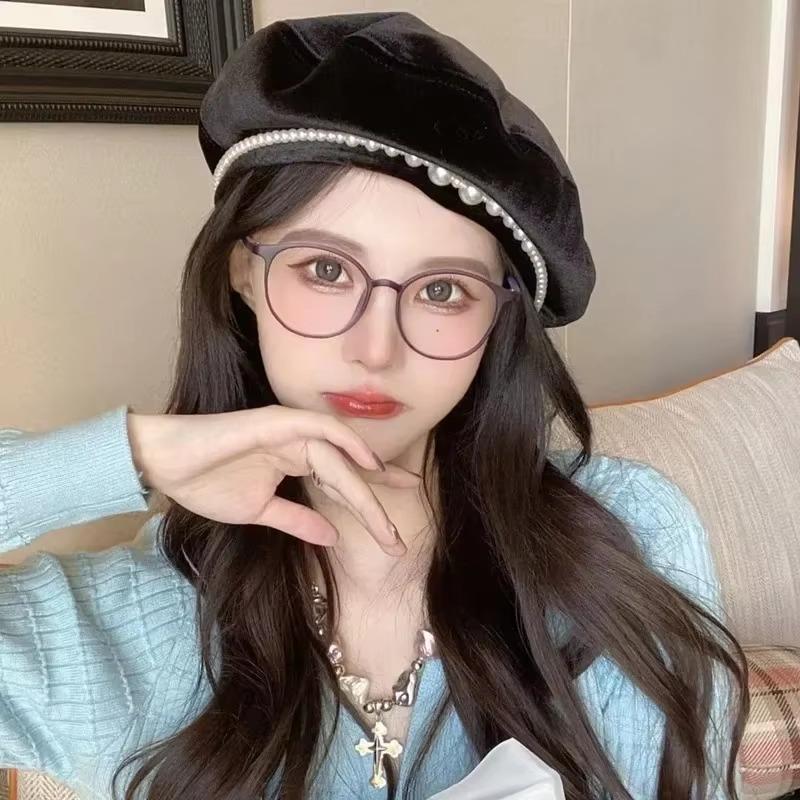 Ultralight Round Reading Glasses for Women Men Anti Blue Light Black Red Presbyopic Glasses Magnifier +1.0~+4.0 Diopter