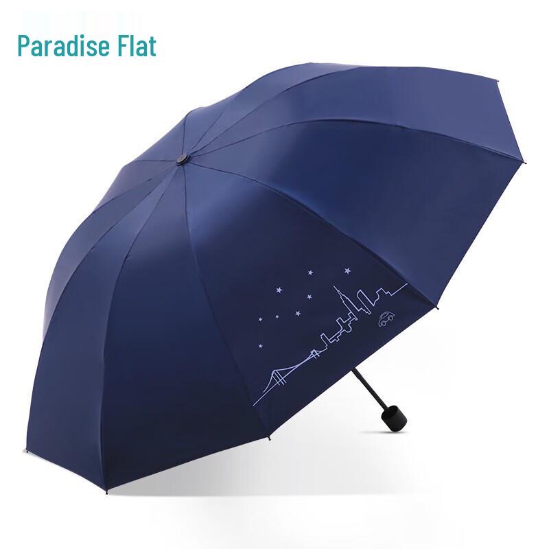 Tiantang 3-Fold Double Windproof Rain & Sun Umbrella