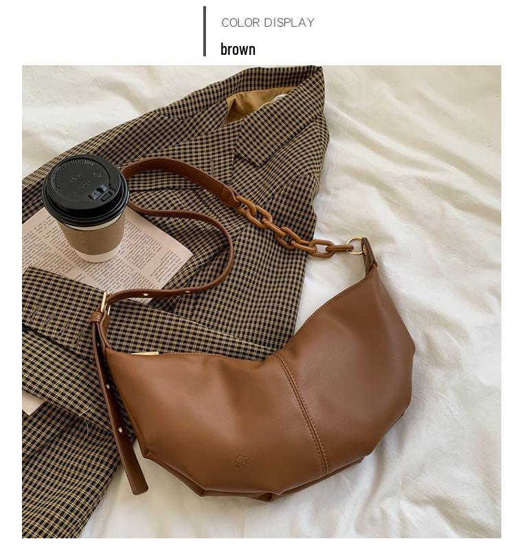 2026 Trendy Women's High-Quality Textured Crossbody Underarm Bag - Niche Design Single Shoulder Dumpling Bag