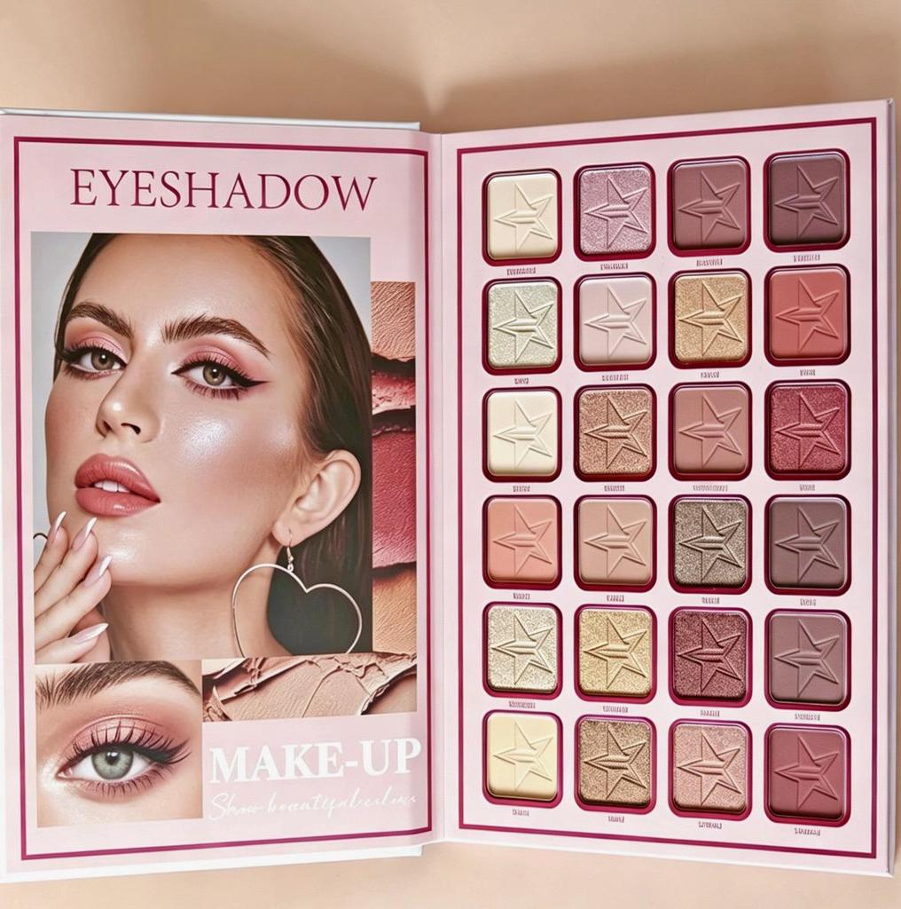 80-Color Eyeshadow Palette: Pearlescent, Matte, Glitter & Shimmer Makeup for Stage & COS
