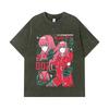 275 GSM Gewaschene T-Shirts 100% Baumwolle Darling in the Franxx V1 Aufdruck Unisex Schweres Baumwoll-T-Shirt