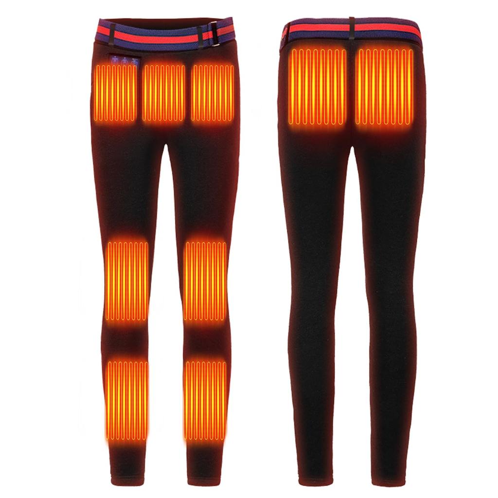 Ceoir Electric Heated Pants for 9 Front and Back Heating Points Removable Heated Pants with Fiber Fast Temperature [New 2025 & Belt] Women's