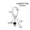 Fashionable Irregular Shape Dice Billiard Bag Pendant Metal Keychain - Hot Selling