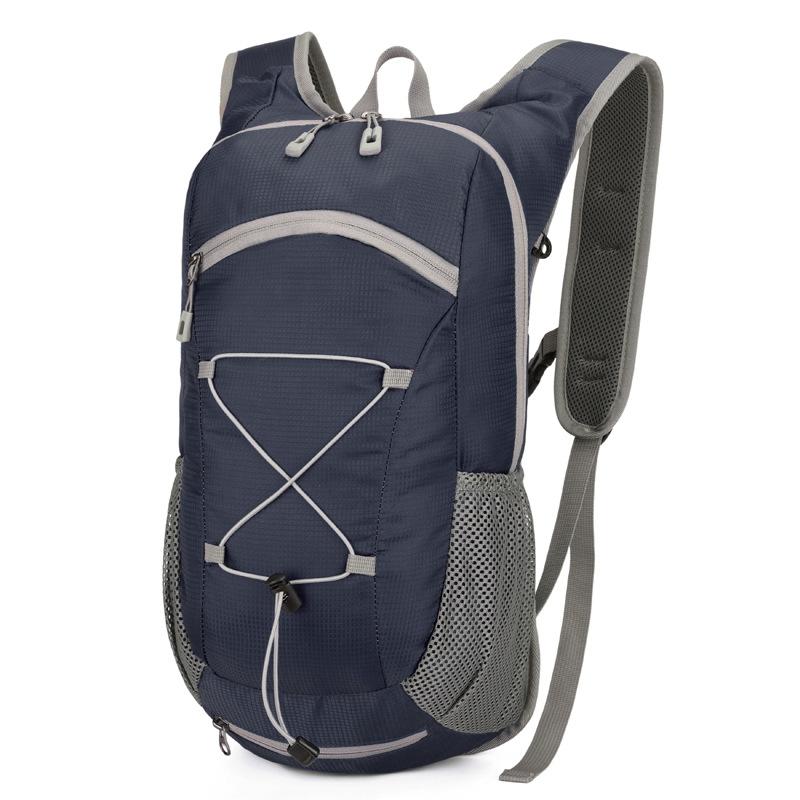 

Дорожный Рюкзак для Походов на Открытом Воздухе, Бега по Пересеченной Местности, Мужской Спортивный Водонепроницаемый Легкий Рюкзак, Женская Сумка для Альпинизма и Пеших Походов темно-синий