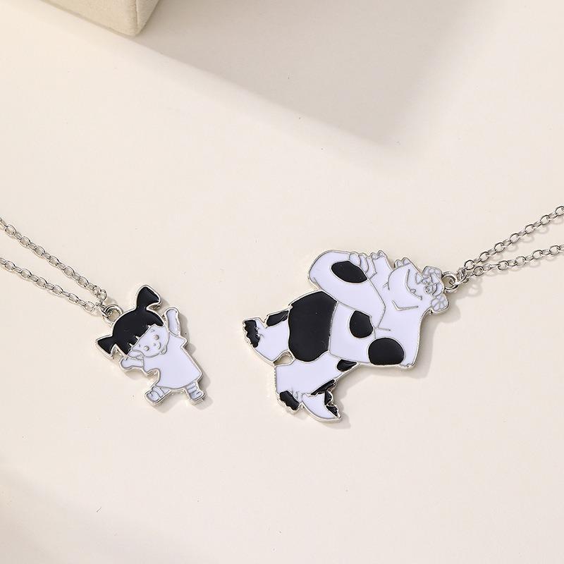 Neck Jewelry Hot-selling Good Friend Girlfriend Gift Chain Cute Girl Cow Pendant Necklace Woman