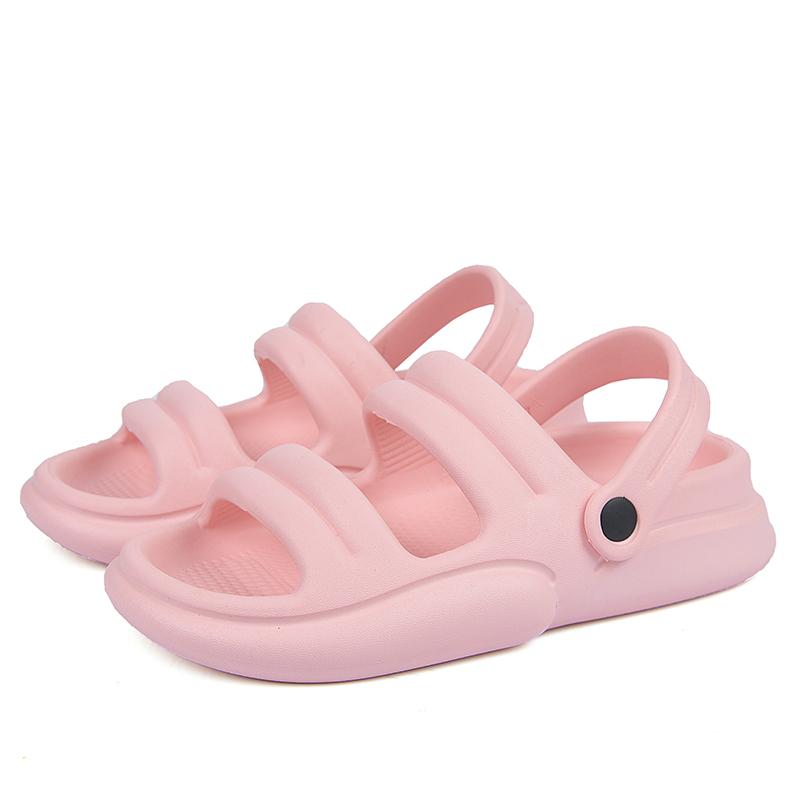 Fashion Green Cool Men Slippers Summer Women Sandals Couple Home Slippers Non-slip Breathability Thick Sole Shoes Outdoor Soft Sole Sand