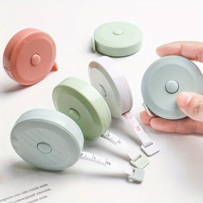 Mini Retractable Measuring Tape - 150cm/60inch Portable Soft Ruler with Centimeter & Inch Scales, Double-Sided Pocket Measuring Tool