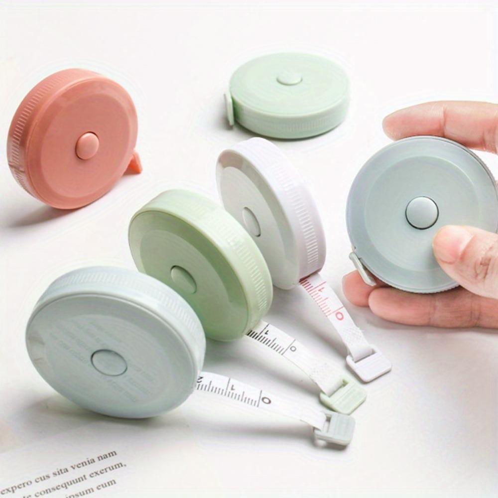Mini Retractable Measuring Tape - 150cm/60inch Portable Soft Ruler with Centimeter & Inch Scales, Double-Sided Pocket Measuring Tool