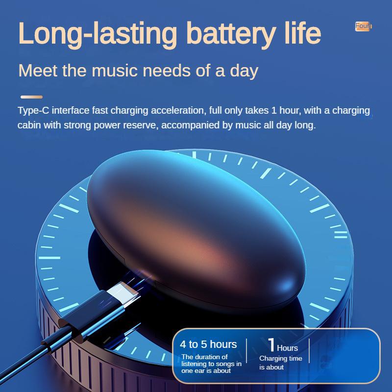 Sleeping Wireless Earphones Painless Wear Noise Cancel Headset With HD Microphone Low Latency Headphone Mini Earbuds