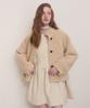 Adowl Double Flare Winter Mini Dress - Ivory
