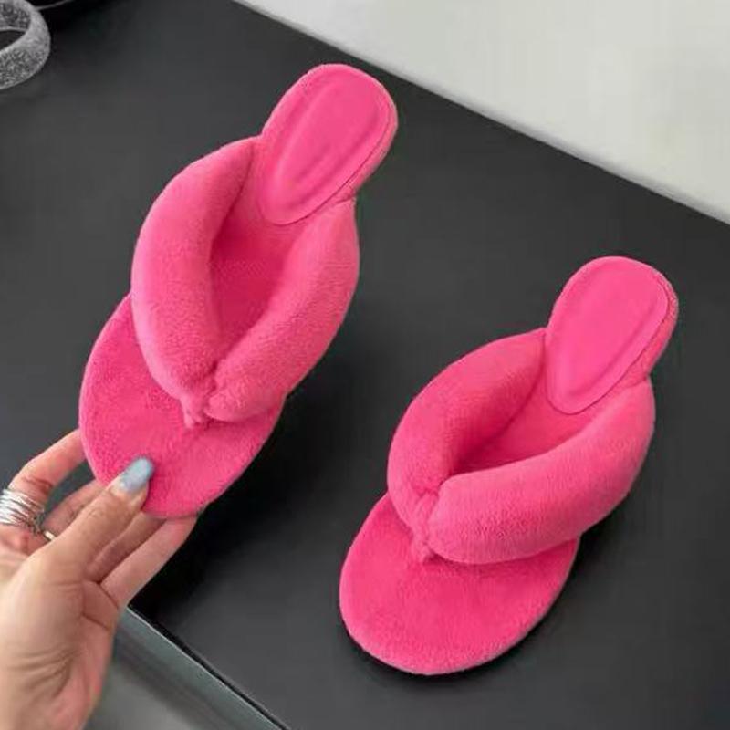 Fashion Wedges Women Slippers Clip Toe Fashion Cotton Shoes Dress Designer Woman Heeled Shoes 2025 Autumn Luxury Brand Ladies Zapatos