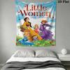 Little Women Inspired Pattern Home Decor Tapestry, Wall Hanging, Decorative RV Wall Cloth.XGT0914536