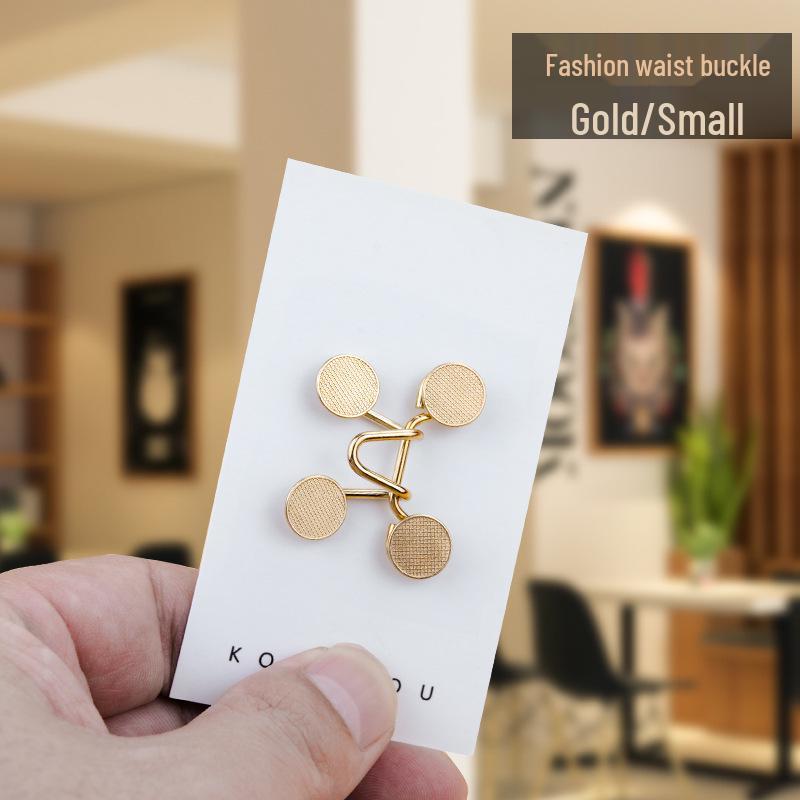 Adjustable Waist-Cinching Stretch Buttons for Jeans
