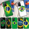 Brazil Brazilian Flag Cover For Xiaomi 14 Ultra 13 11T 12T 13T 14T Pro POCO X6 X7 Pro X3 X5 F3 F5 F6 M6 Pro Case