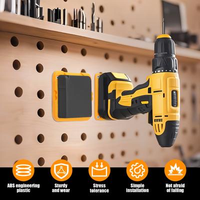 20pcs Machine Holder Battery Storage Rack For Makita/Bosch/Dewalt/Milwaukee Batteries Wall Mount Tool Bracket Fixing Devices