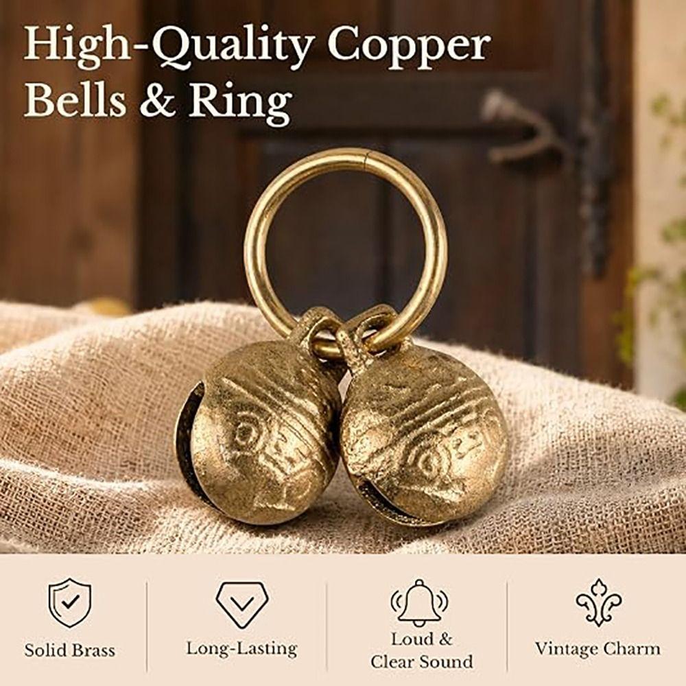 Anti Theft Dog Charm Bells Extra Loud Pet Pendant Bells Decorative Pet Collar Bells Pets Training