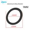 Bicycle Washer Spacer Adapter Aluminum Alloy Axle Bike