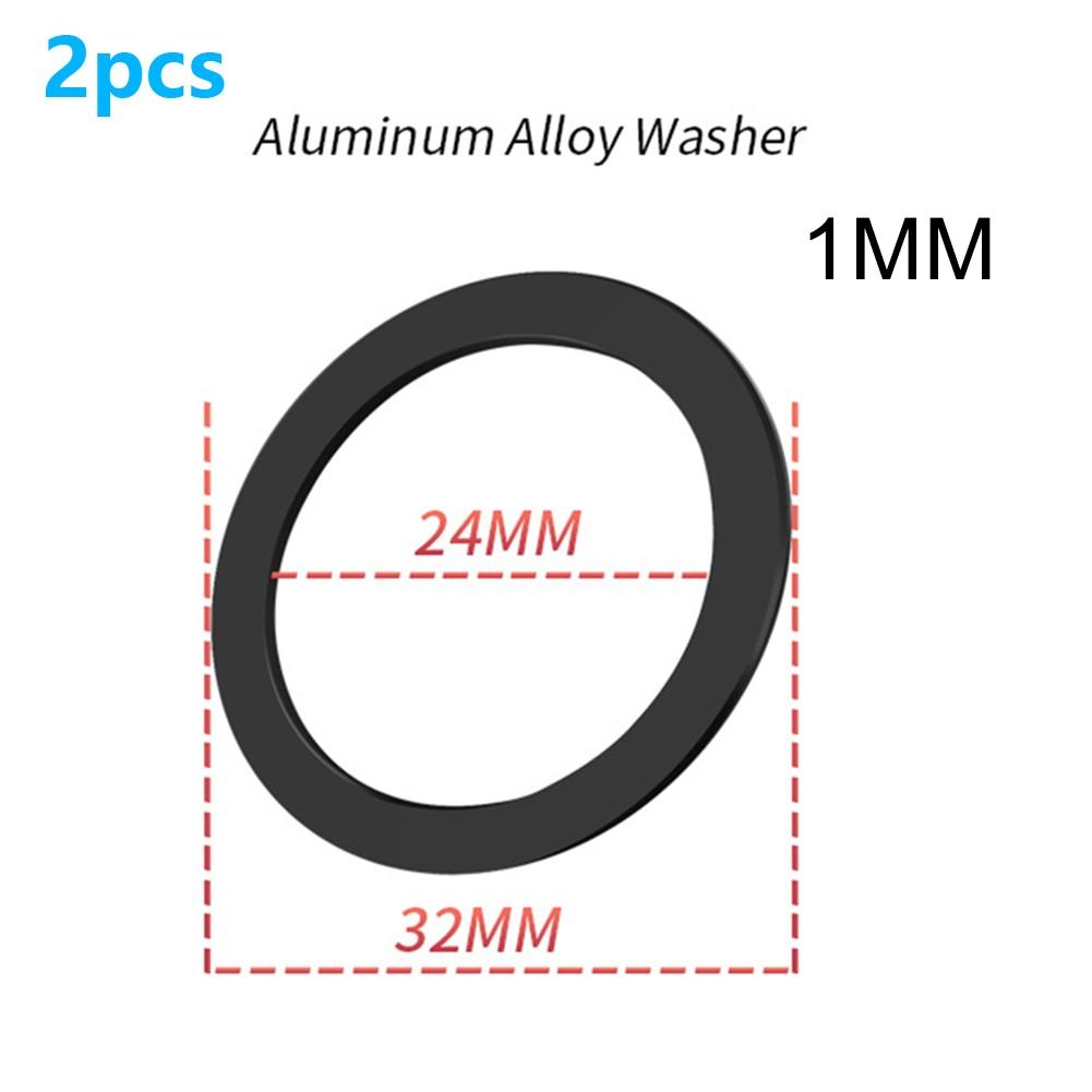 Bicycle Washer Spacer Adapter Aluminum Alloy Axle Bike 1mm