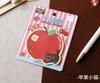 1pack Apple Cute Alien Convenience Account Cartoon Creative Student Fruit Message Material Convenience Sticker