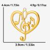 5pcs/Lot Gold Color New Bowknot Sun Heart Stainless Steel Pendants For Jewelry Making Supplies DIY Charms Bulk Earrings Pendant