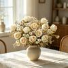 Artificial Flowers Silk Rose Festival Garden Yard Home Room Table Vase Table Wedding Wreath Bridal Bouquet Decora Diy Gift Props