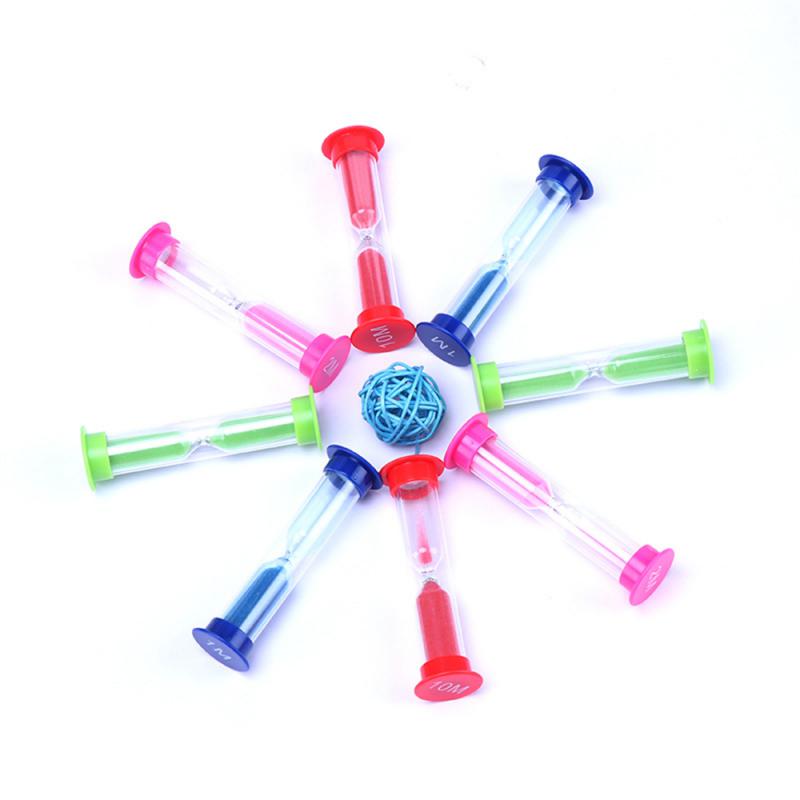 0,5/1/2/3/5/10 Minuten Bunte Sanduhr Sanduhr Sanduhr Timer Sanddusche Timer Zahnbürsten Timer Kinder Heimdeko