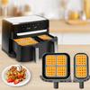 2 Piece Silicone Air Fryer Waffle Mold Heat-resistant Waffle Tray Practical Waffle Maker  Kitchen
